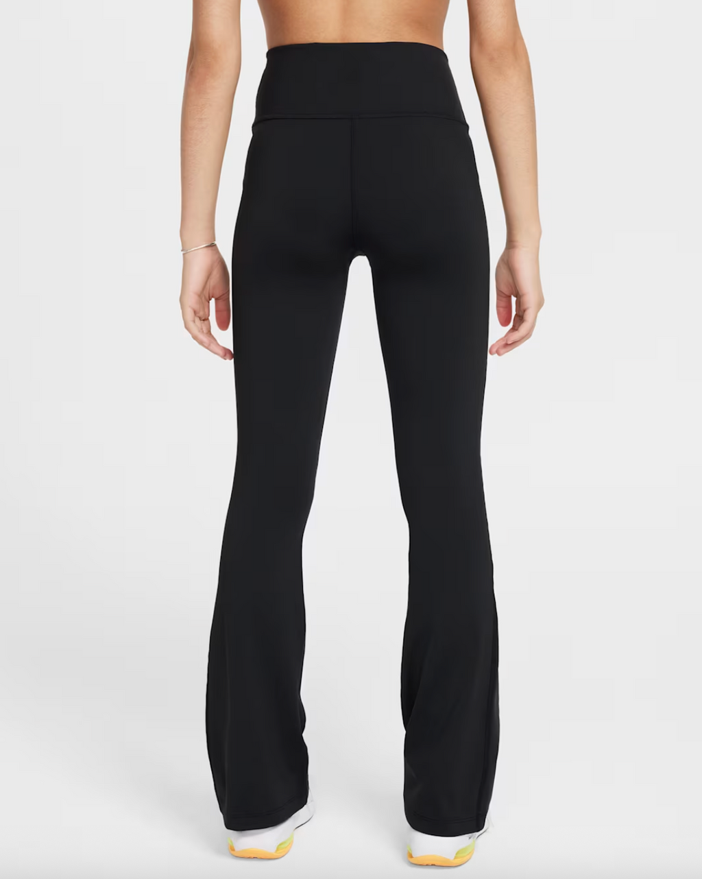 Nike One Girls' Dri-FIT Flared Leggings - Black