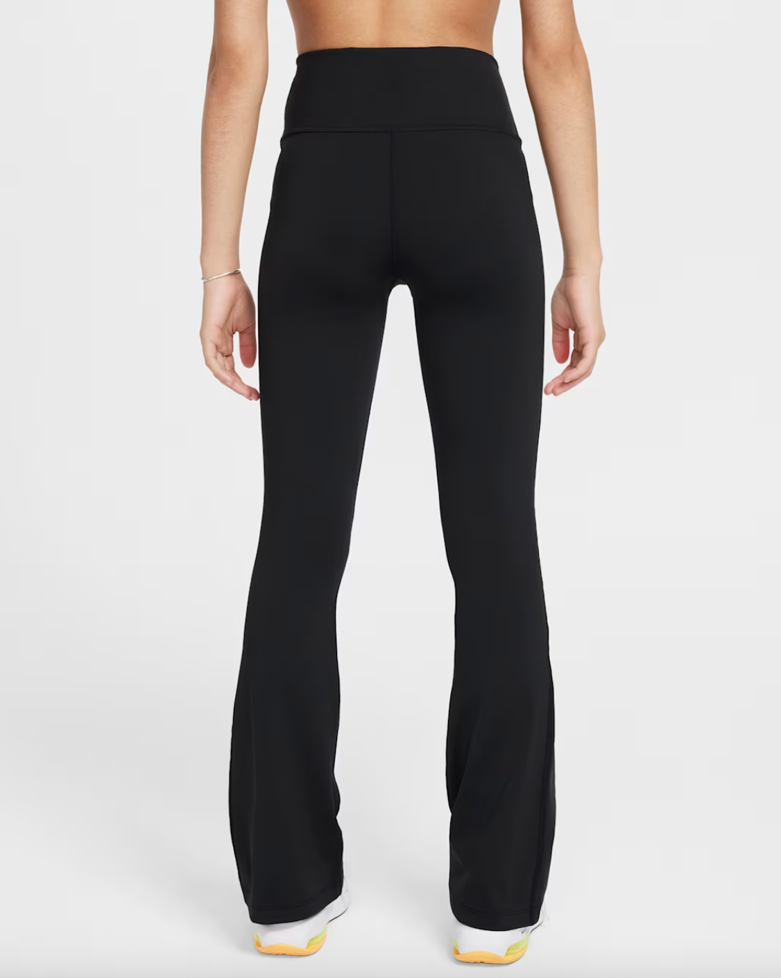 Nike One Girls' Dri-FIT Flared Leggings - Black