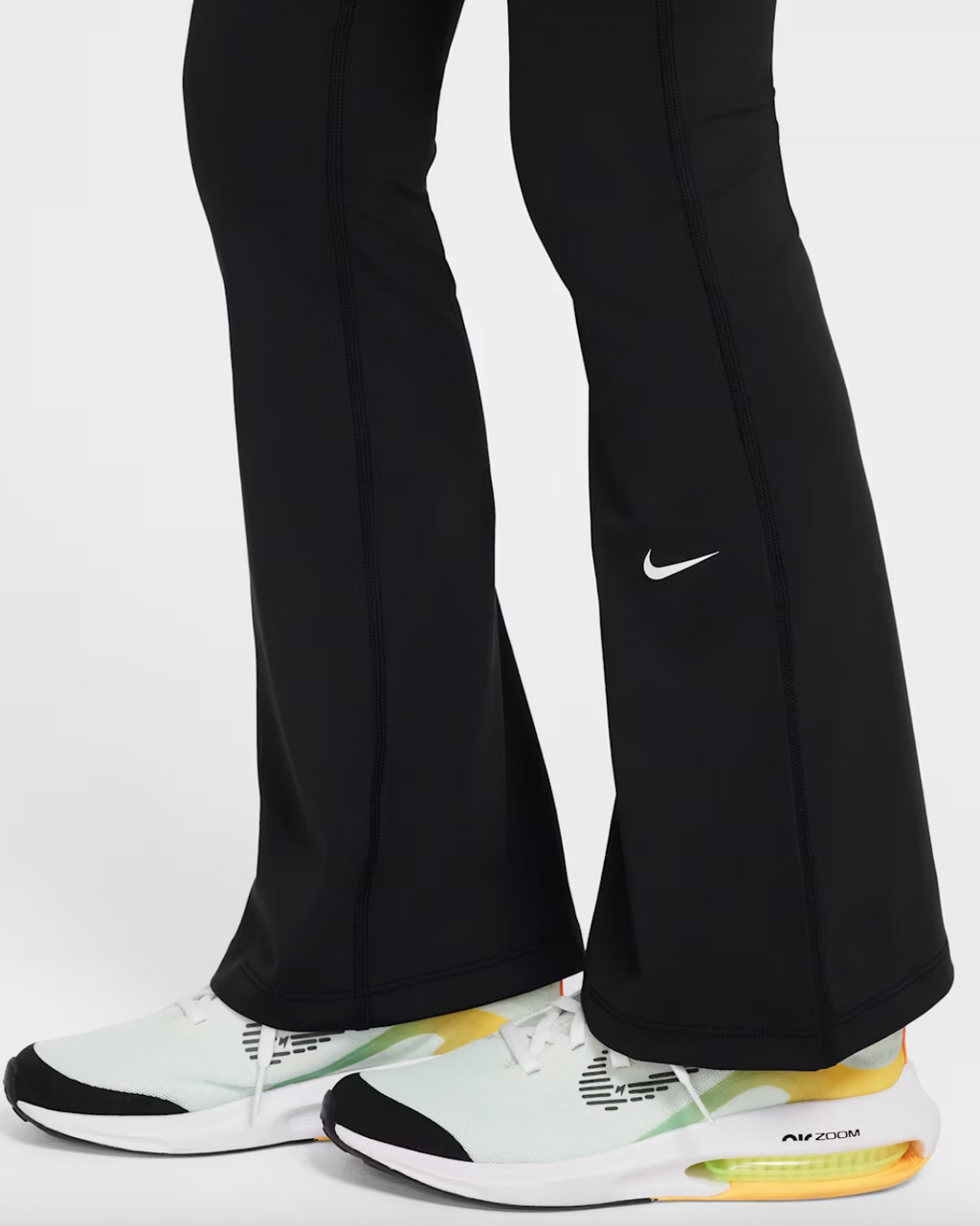 Nike One Girls' Dri-FIT Flared Leggings - Black