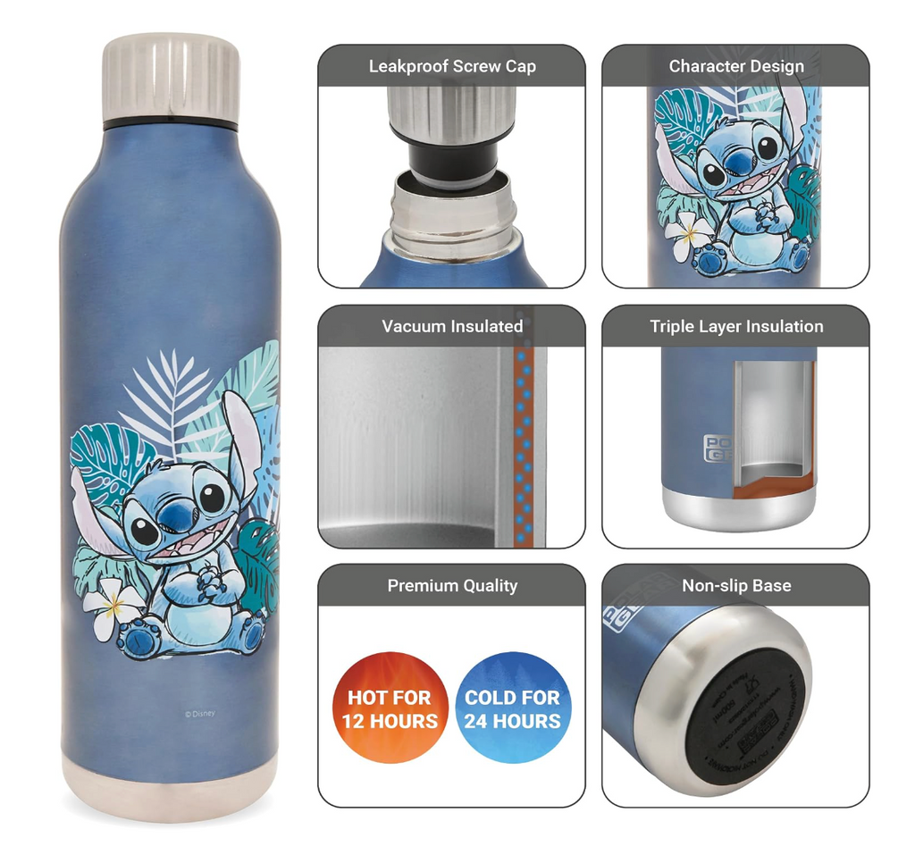 Polar Gear Stainless Steel Water Bottle 500 ml - Stitch