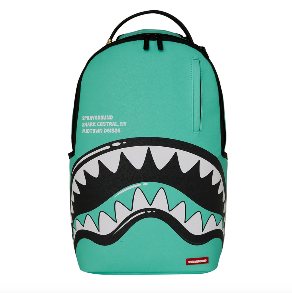 Sprayground Shark Central Bubble Shark (Turq) Backpack