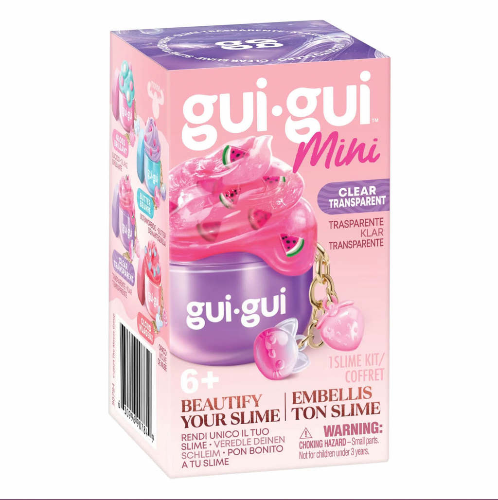 Gui Gui Mini Single Pack Slime - Clear Transparent