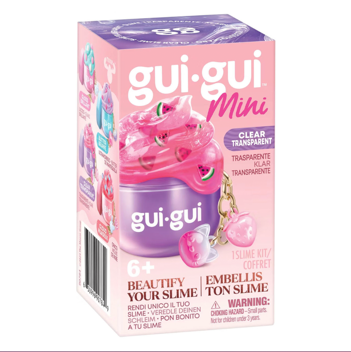 Gui Gui Mini Single Pack Slime - Clear Transparent
