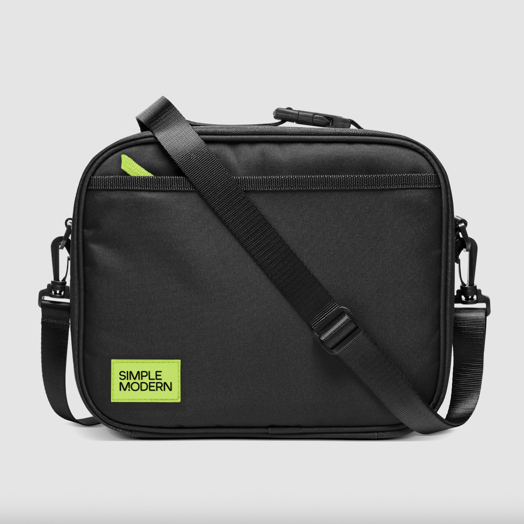 Simple Modern Hadley Lunch Bag with Shoulder Strap -  Midnight Black