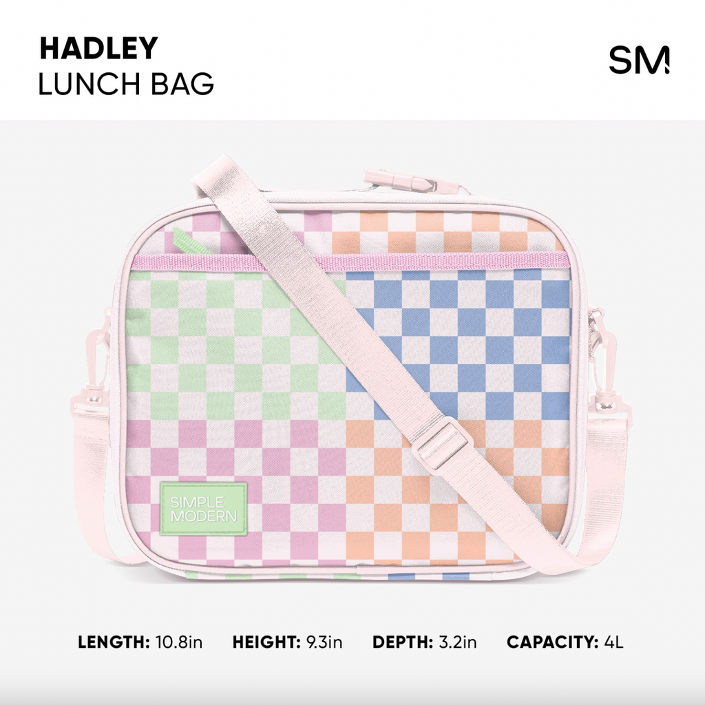 Simple Modern Hadley Lunch Bag with Shoulder Strap -  Midnight Black