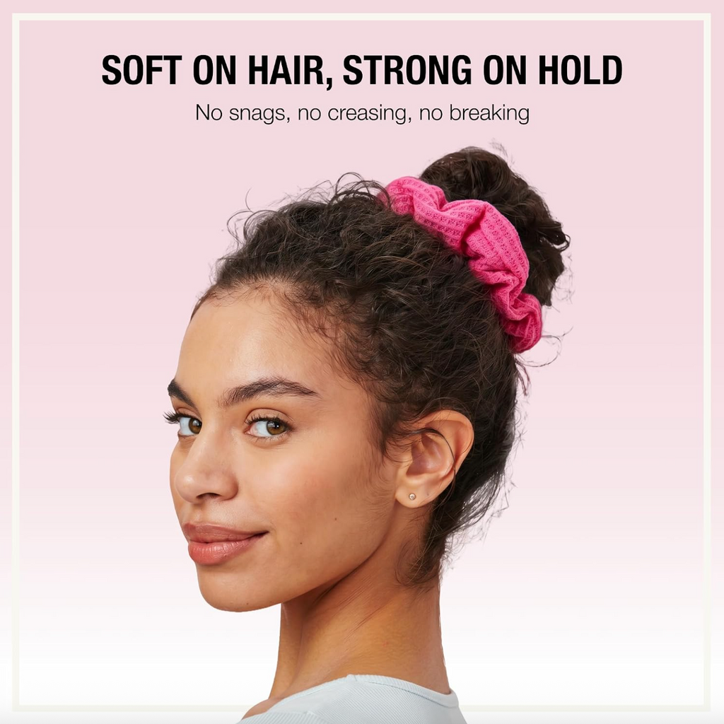 Scünci Hair Scrunchies Waffle Knit Cotton - 36 Count