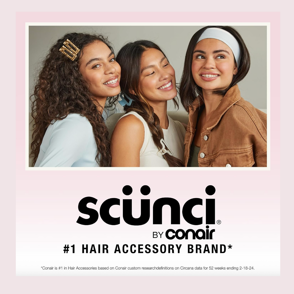 Scünci Hair Scrunchies Waffle Knit Cotton - 36 Count