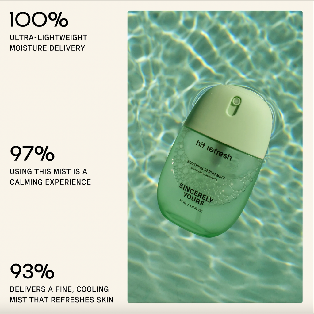 Sincerely Yours Hit Refresh soothing serum mist 55 ml