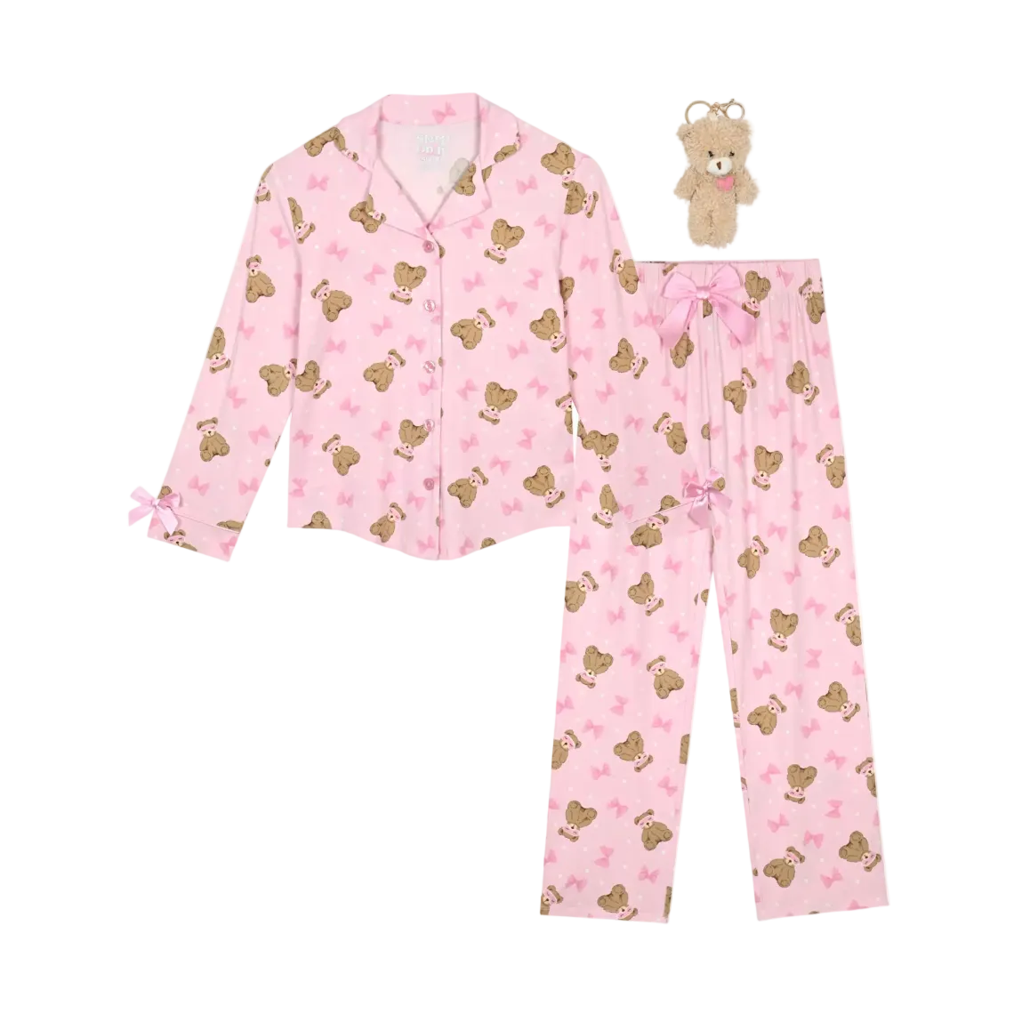 Sleep On It Kids' 2-Piece Pajamas & Keychain Set