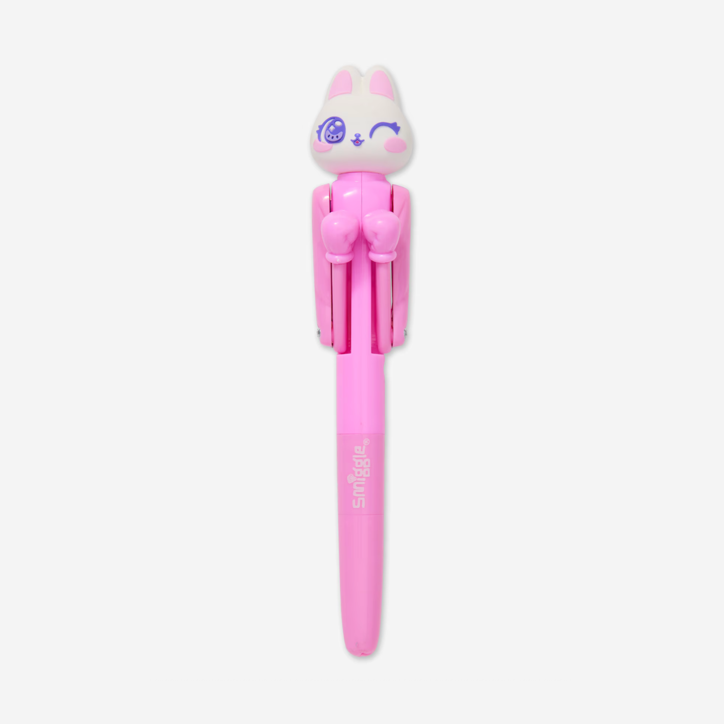 Smiggle Bright Eyes Boxing Pen - Pink 