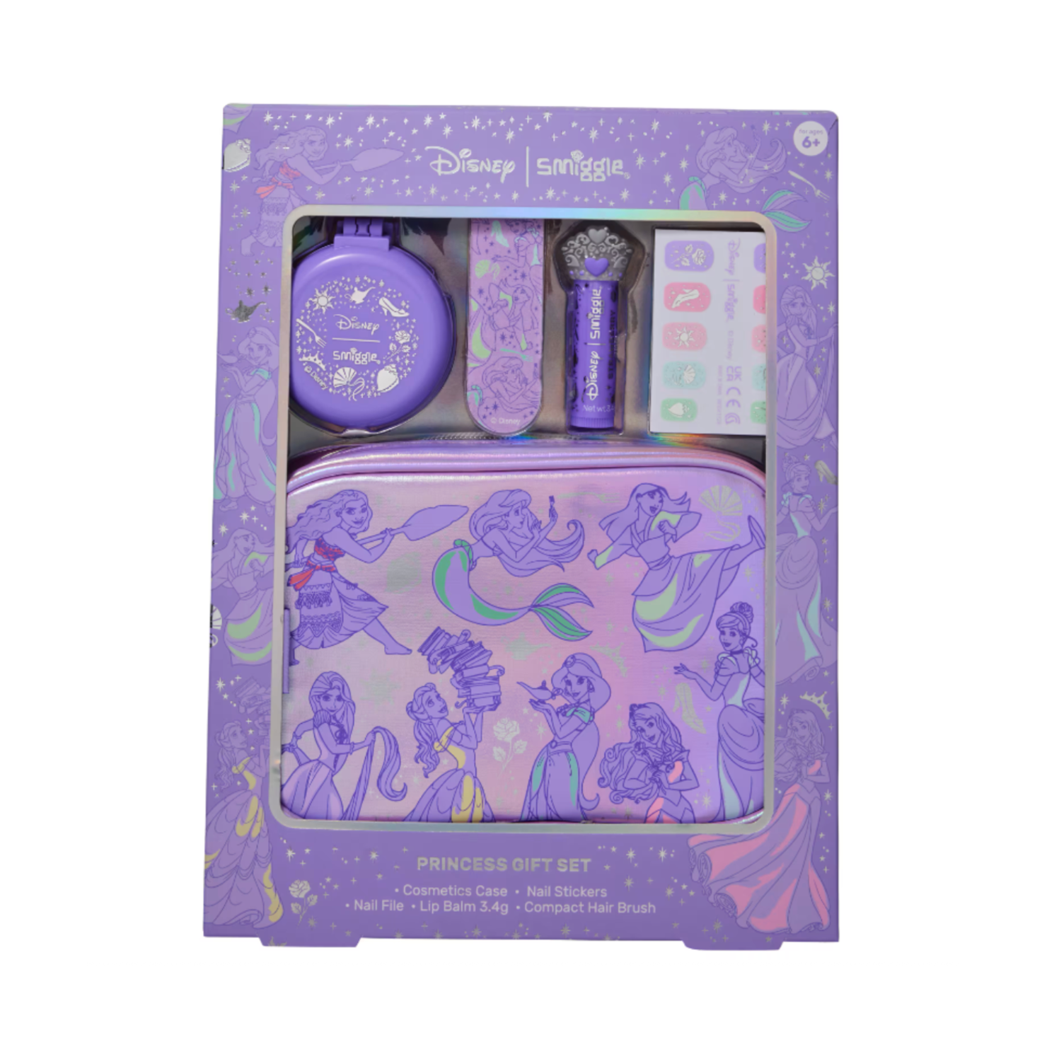 Smiggle Disney Princess Bath And Body Gift Set - Purple 