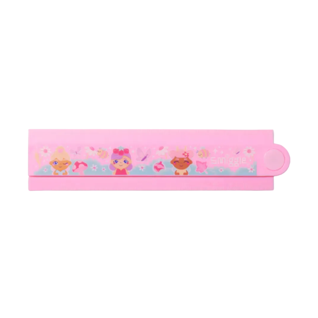 Smiggle Fairy Dust Fold Up Ruler - Pink