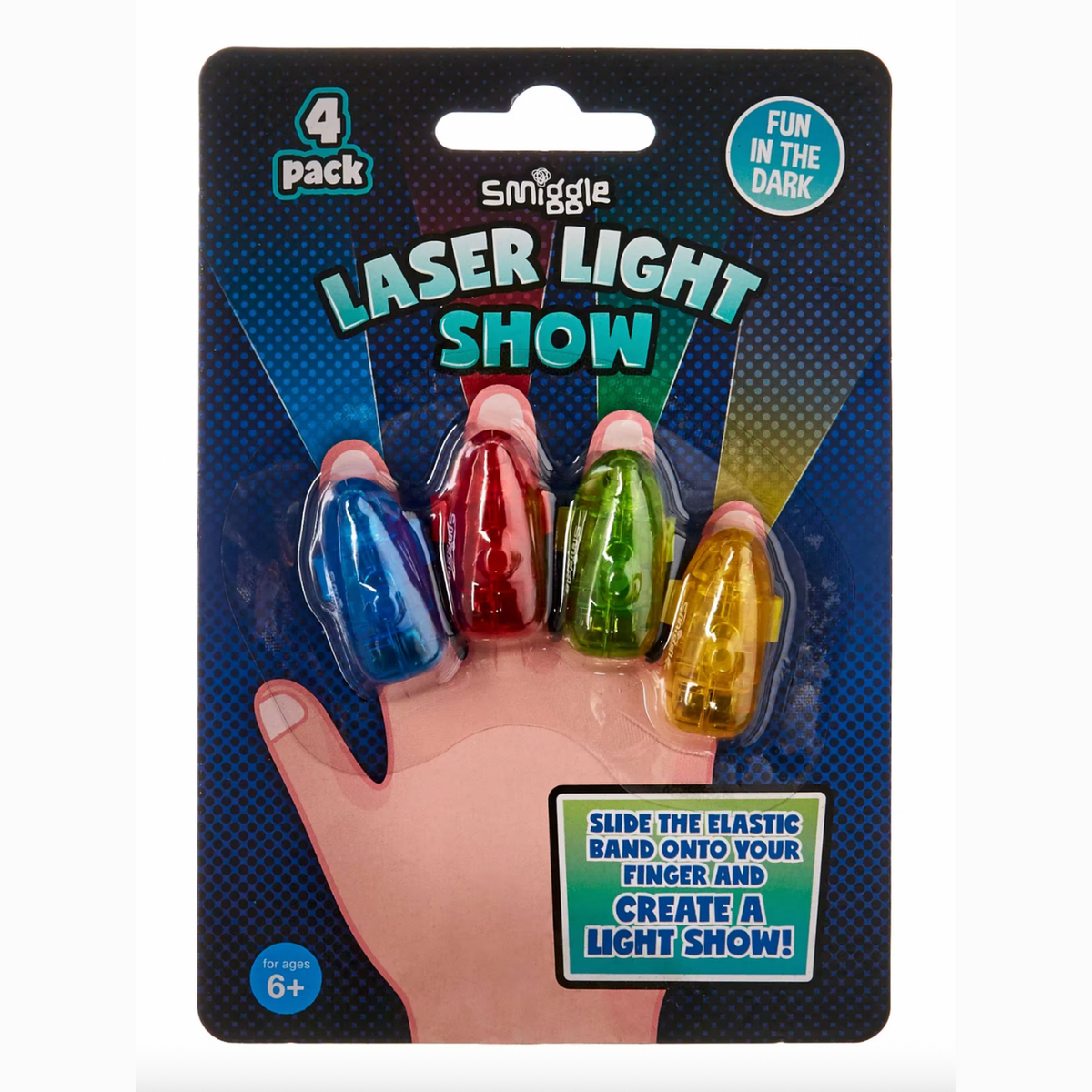 Smiggle Laser Finger Light Show X4
