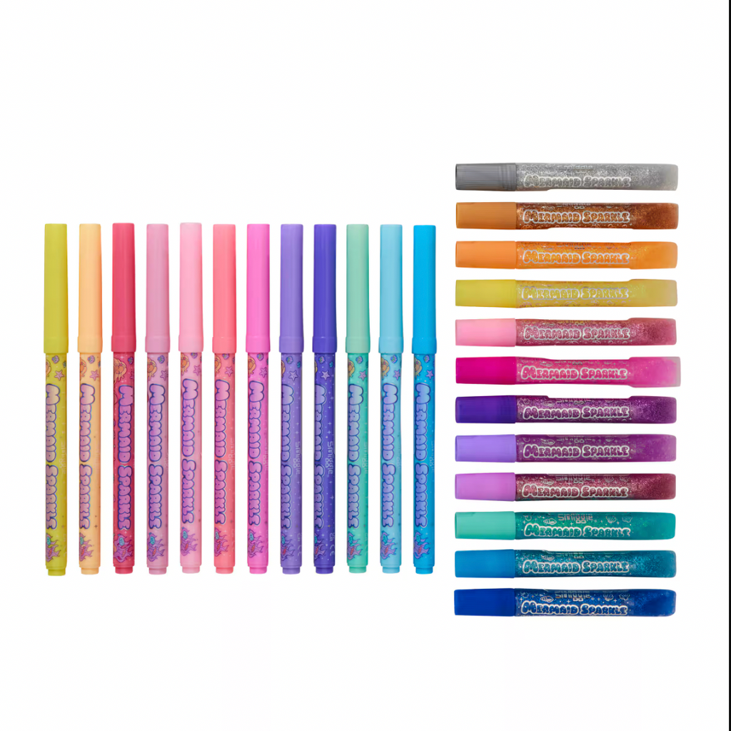 Smiggle Mermaid Adventure Colour And Sparkle Pack