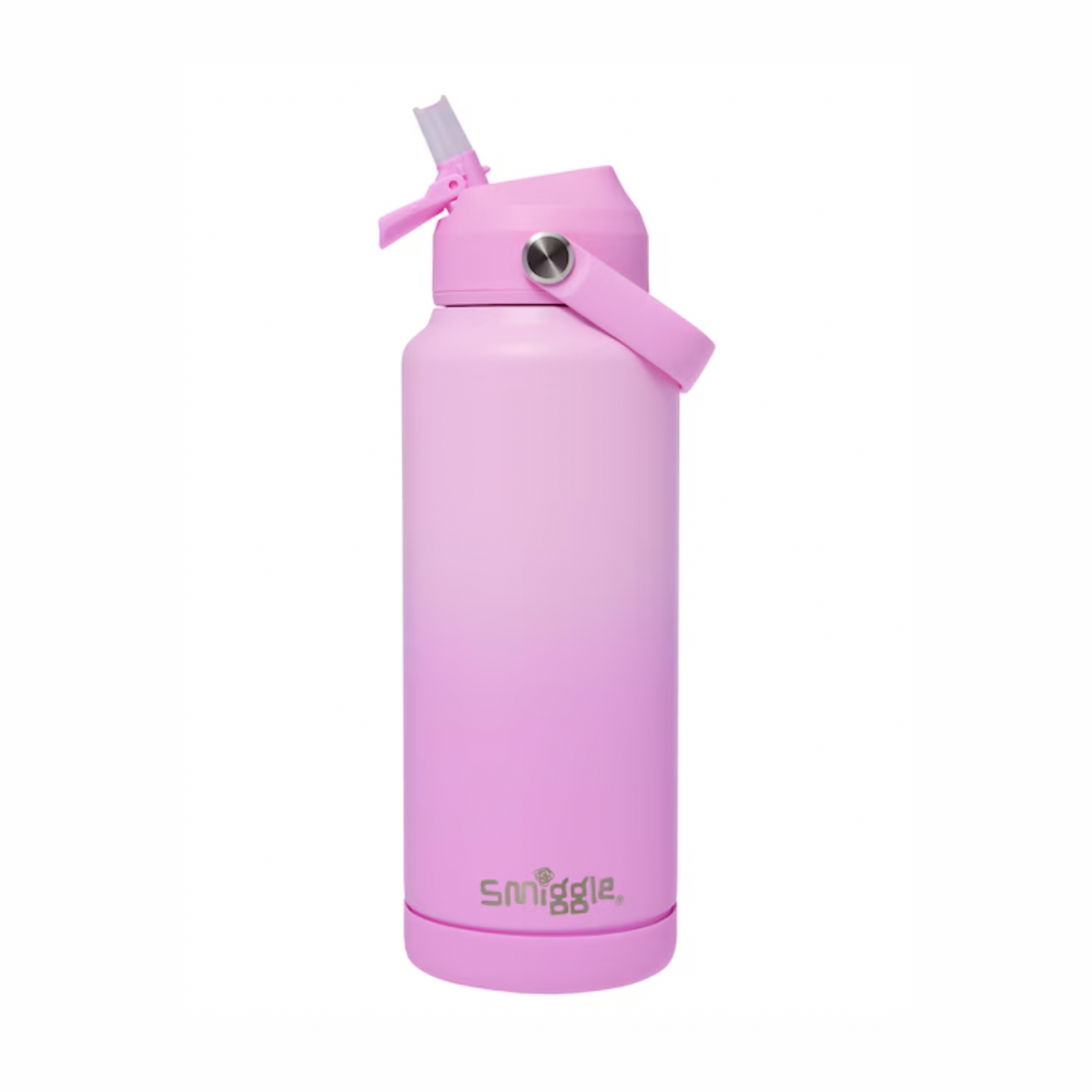 Smiggle Squiggle Insulated Stainless Steel Drink Bottle 1L - Pink