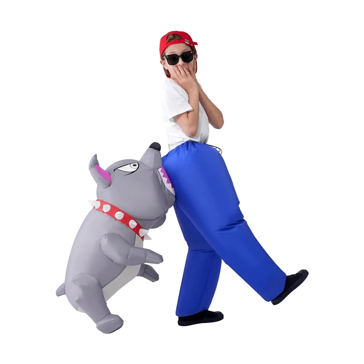 Spooktacular Creations Biting By a Dog Inflatable Costume 7-10