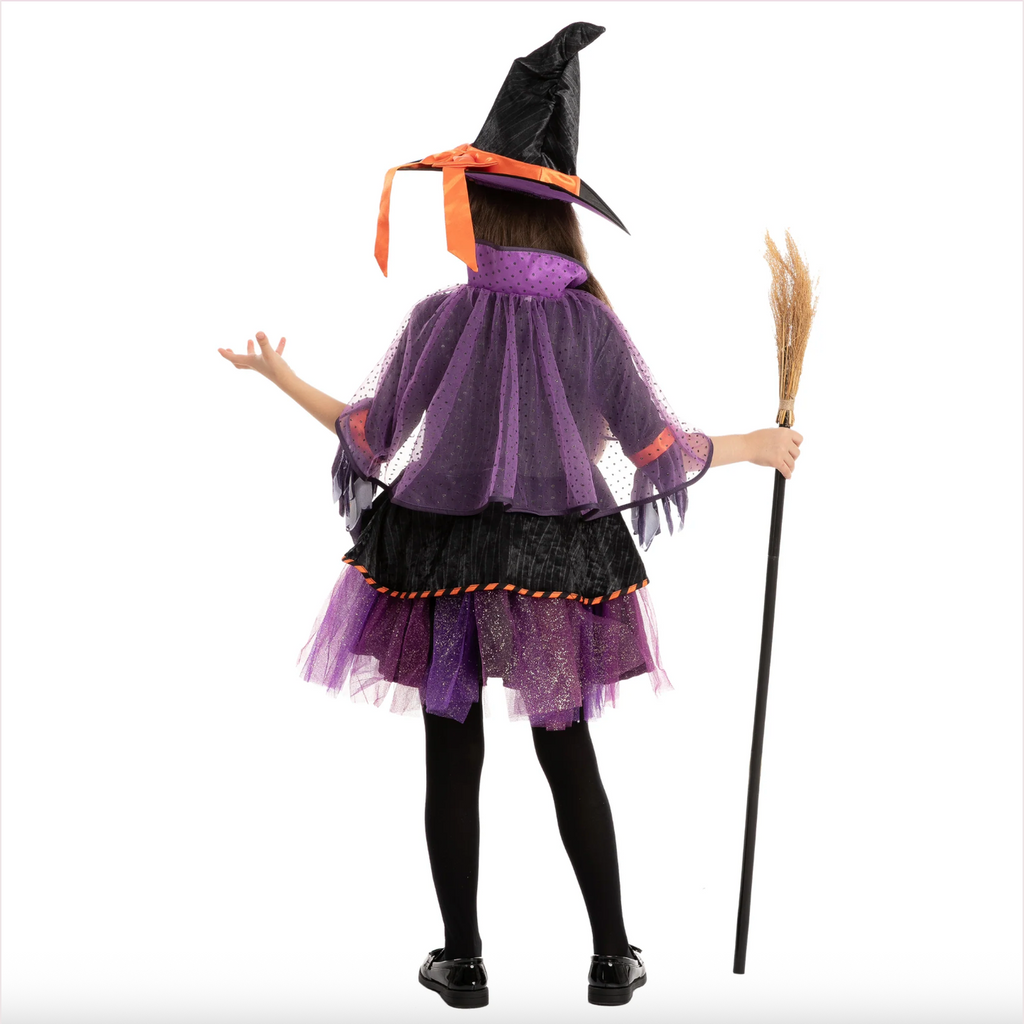 Spooktacular Creations Orange and Purple Witch Cosplay Costume