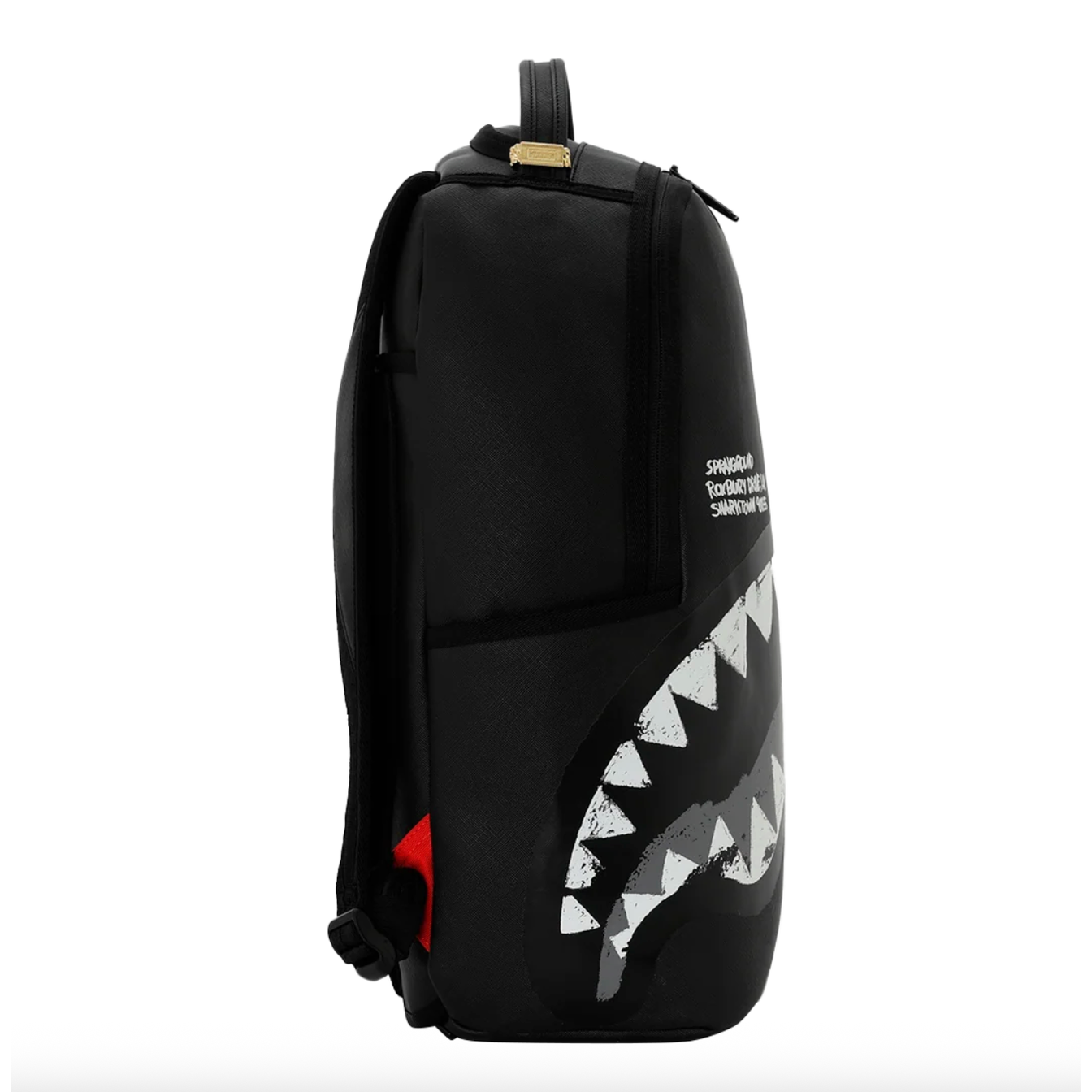Sprayground Grey Shark Central Painted Backpack 