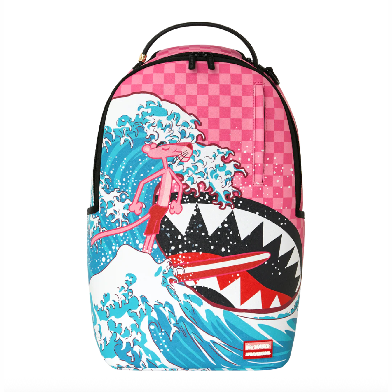 Sprayground Pink Panther Diamond Waves Backpack 