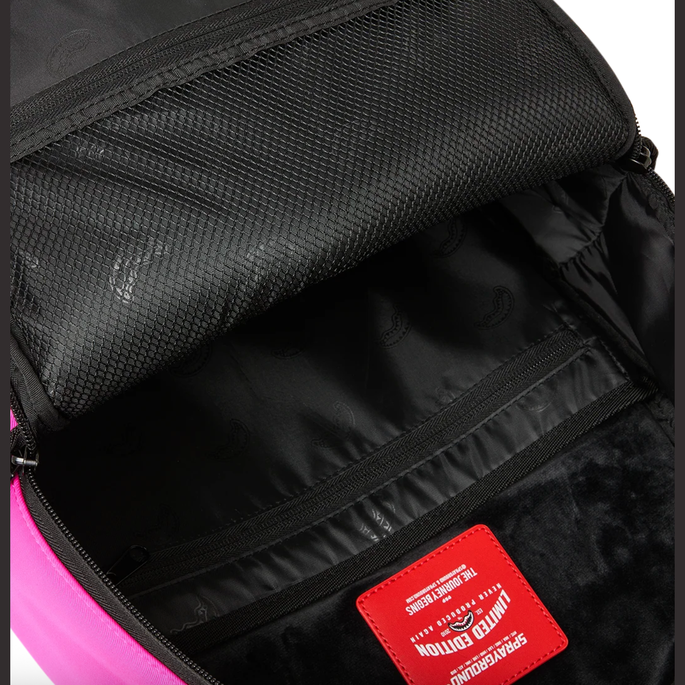 Sprayground Shark Central 2 Pink Code Backpack 