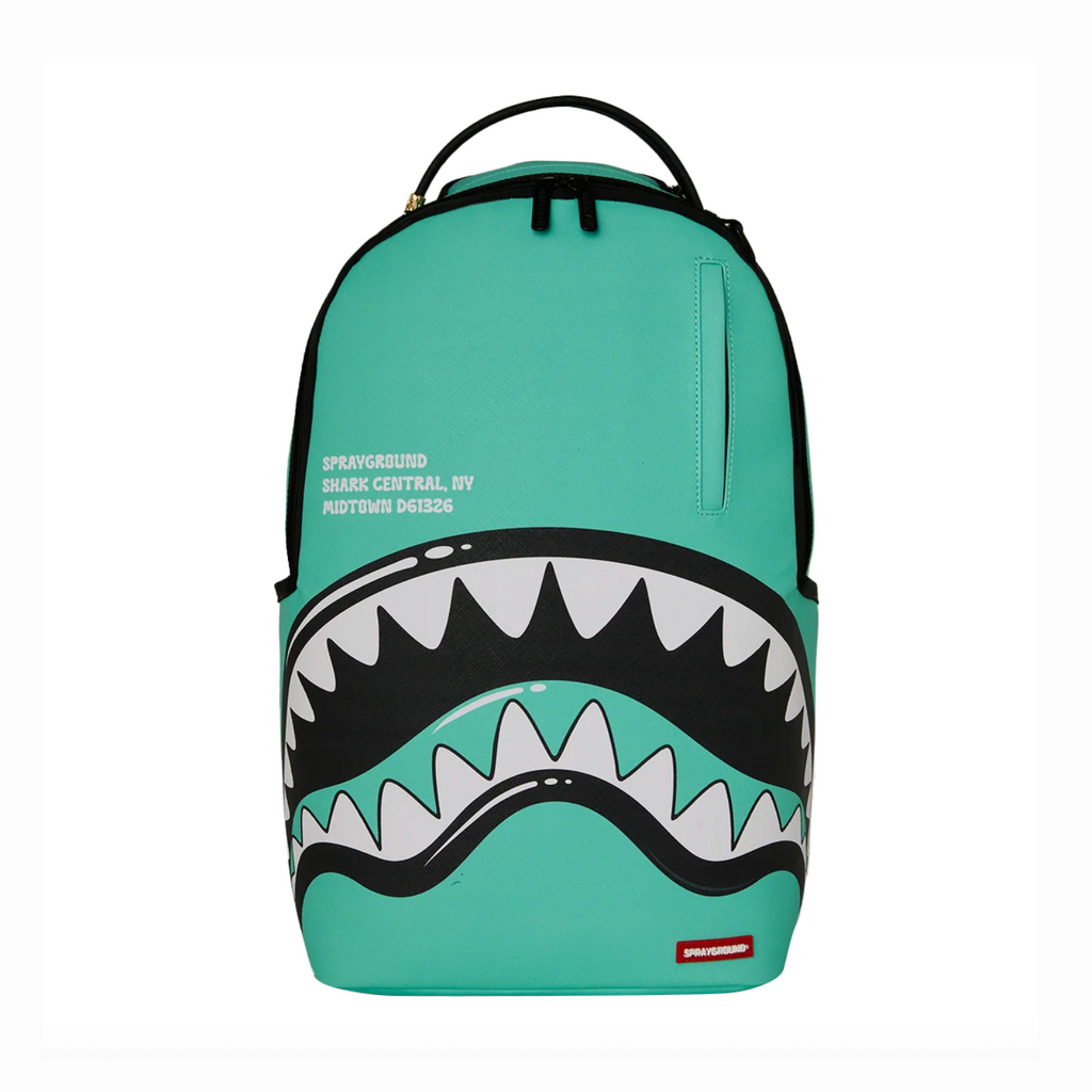 Sprayground Shark Central Bubble Shark Turq Backpack