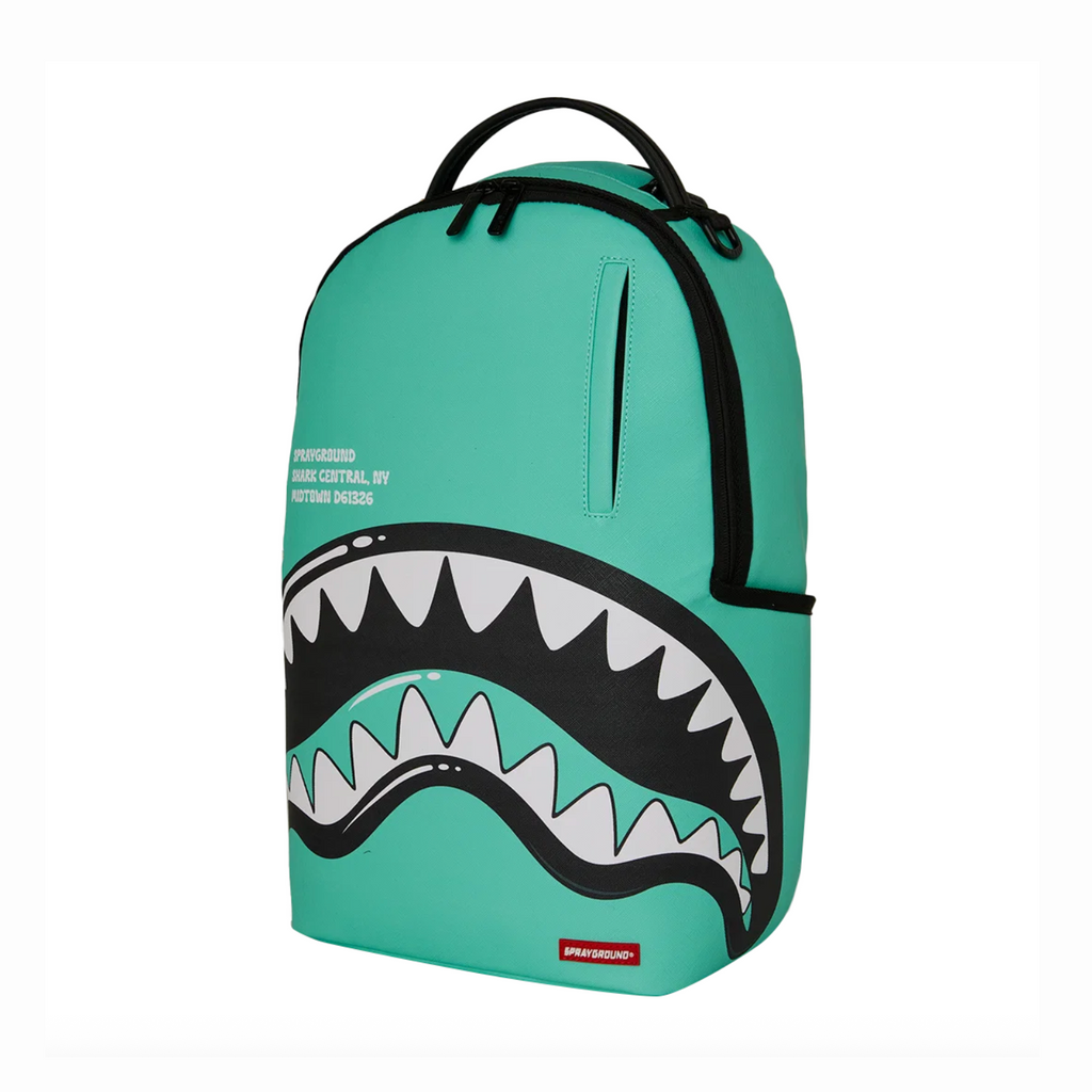 Sprayground Shark Central Bubble Shark Turq Backpack