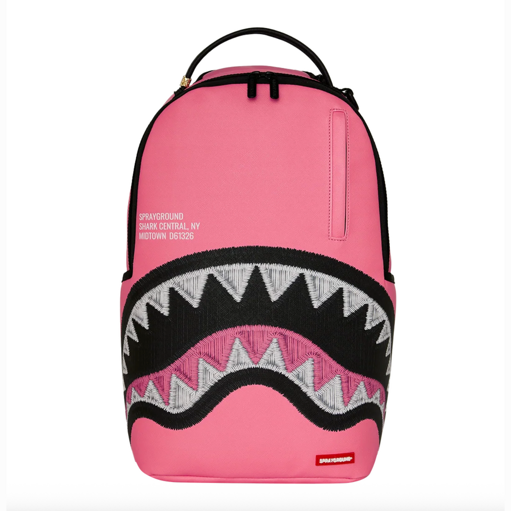 Sprayground Shark Central Embroidered Effect Backpack 