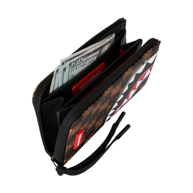 Sprayground Sharks in Paris Grin & Grind Wallet 