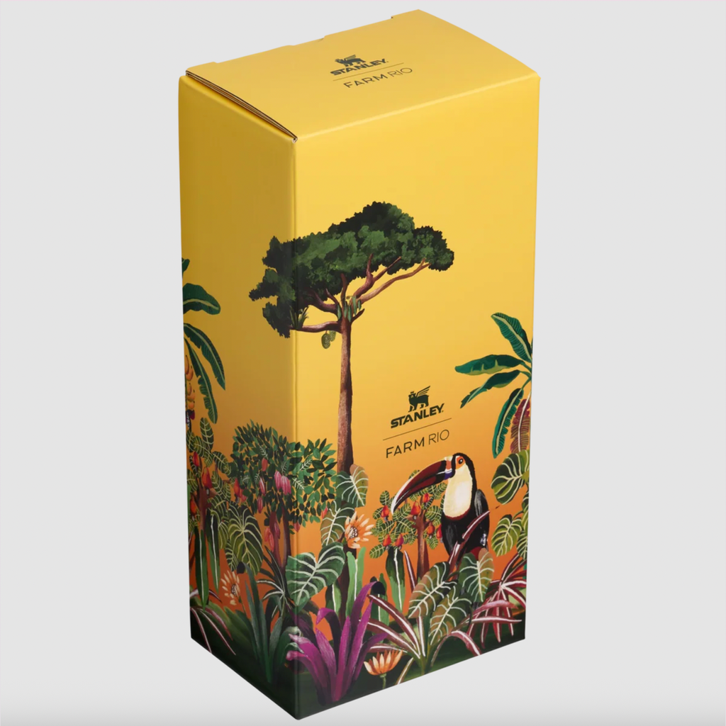 Stanley x FARM Rio Quencher® H2.0 Flowstate™ Tumbler | 30 OZ - Farm Rio Tropical Woods