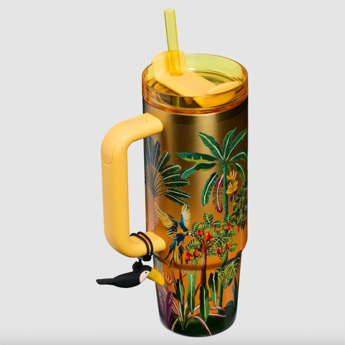 Stanley x FARM Rio Quencher® H2.0 Flowstate™ Tumbler | 30 OZ - Farm Rio Tropical Woods