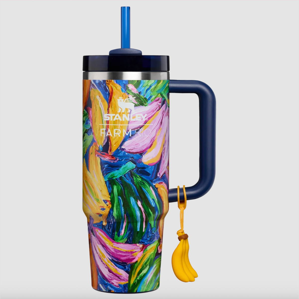 Stanley x FARM Rio Quencher® H2.0 Flowstate™ Tumbler | 30 OZ -Farm Rio Painted Bananas