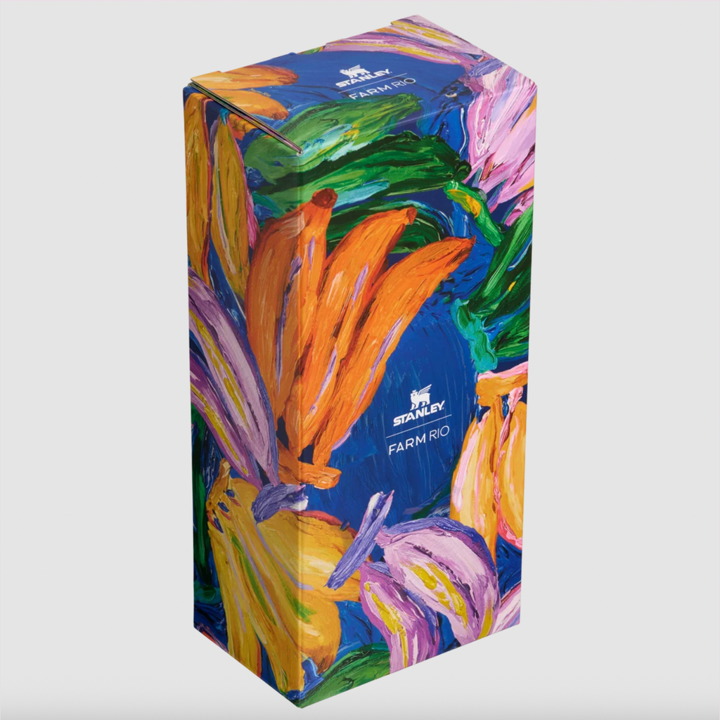 Stanley x FARM Rio Quencher® H2.0 Flowstate™ Tumbler | 30 OZ -Farm Rio Painted Bananas