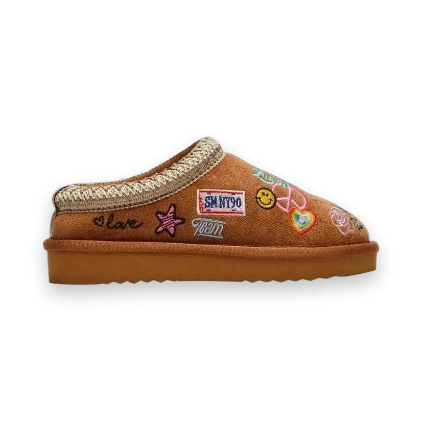 Steve Madden Kids' Jordye Faux Fur Clog Slipper - 12M size: 30 European 