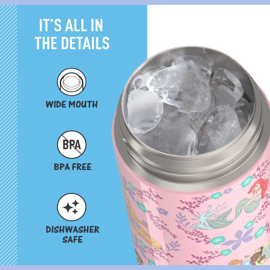 THERMOS FUNTAINER Water Bottle with Spout 16 oz. - Princess 
