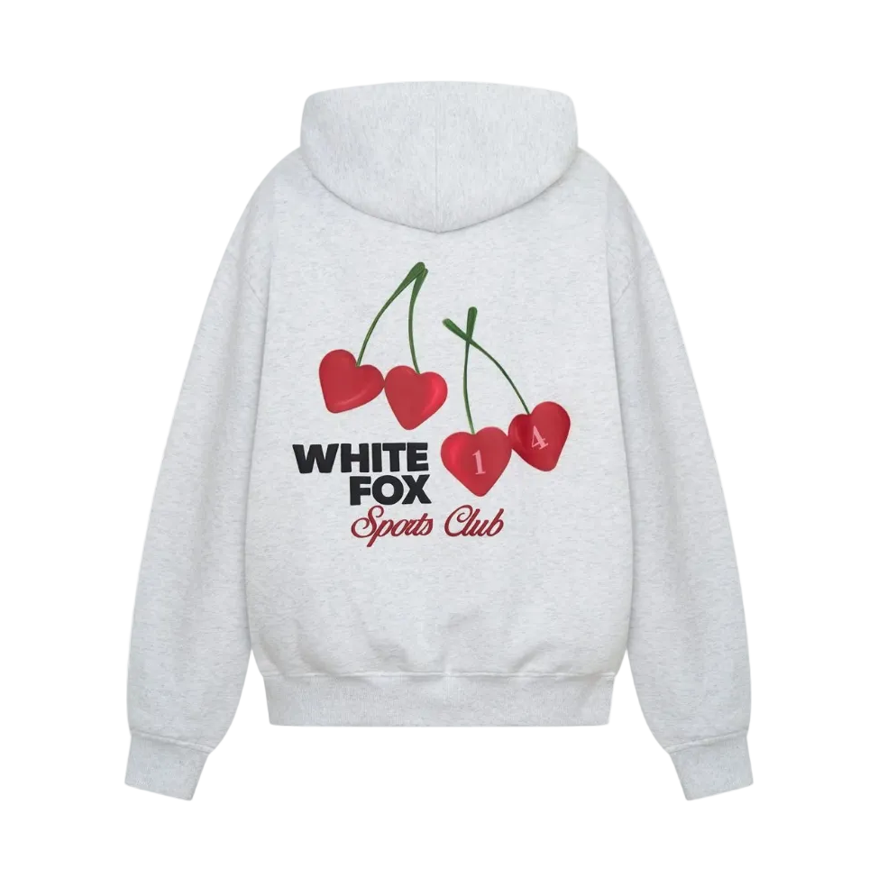 White Fox Club 14 Izzy Oversized Hoodie Grey Marle