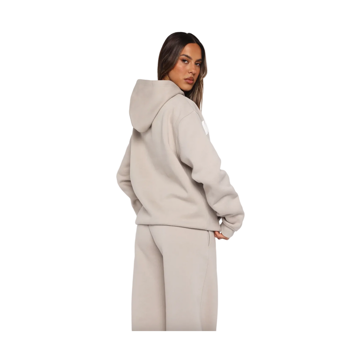 White Fox From The Archives Kenzie Oversized Hoodie Moon