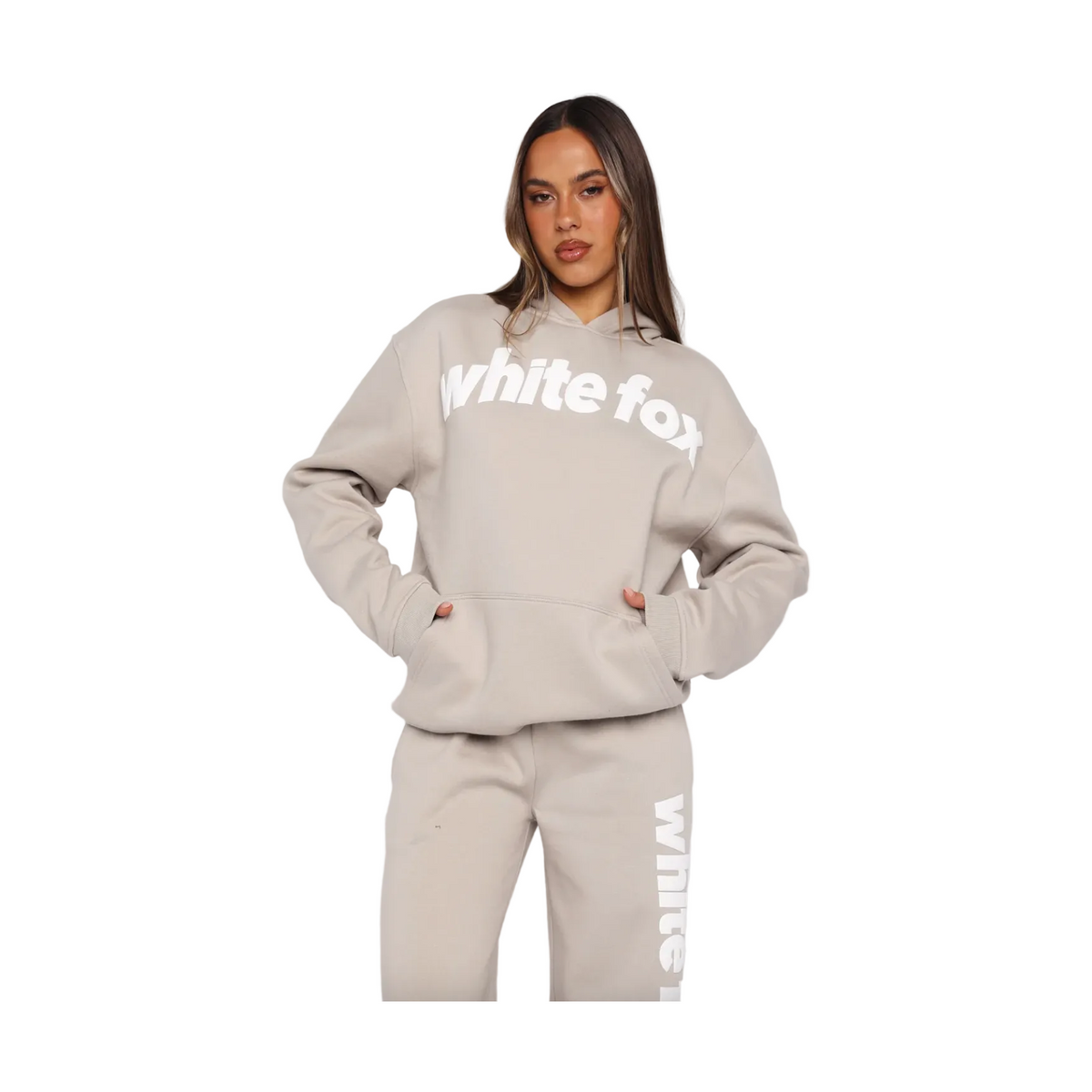 White Fox From The Archives Kenzie Oversized Hoodie Moon