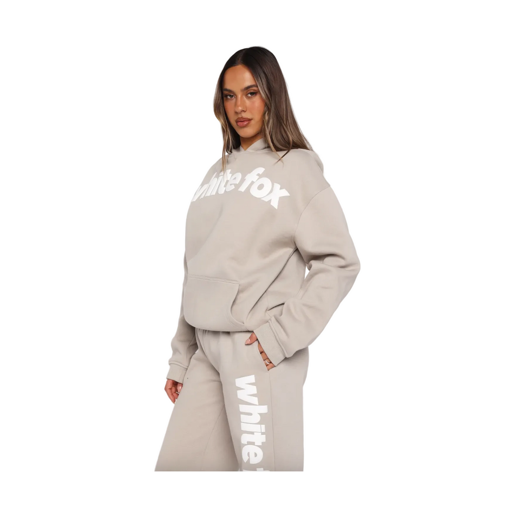 White Fox From The Archives Kenzie Oversized Hoodie Moon