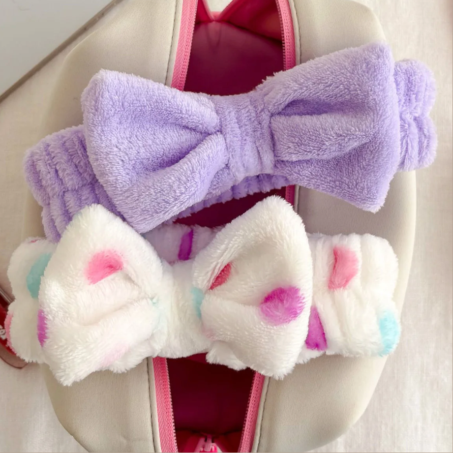 White Fox Kesia Beauty Headband 2 Pack Purple/White