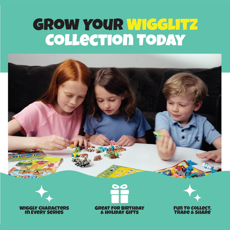 Wigglitz Foodz 25 Pack Collectible Wiggly Fidget Toys