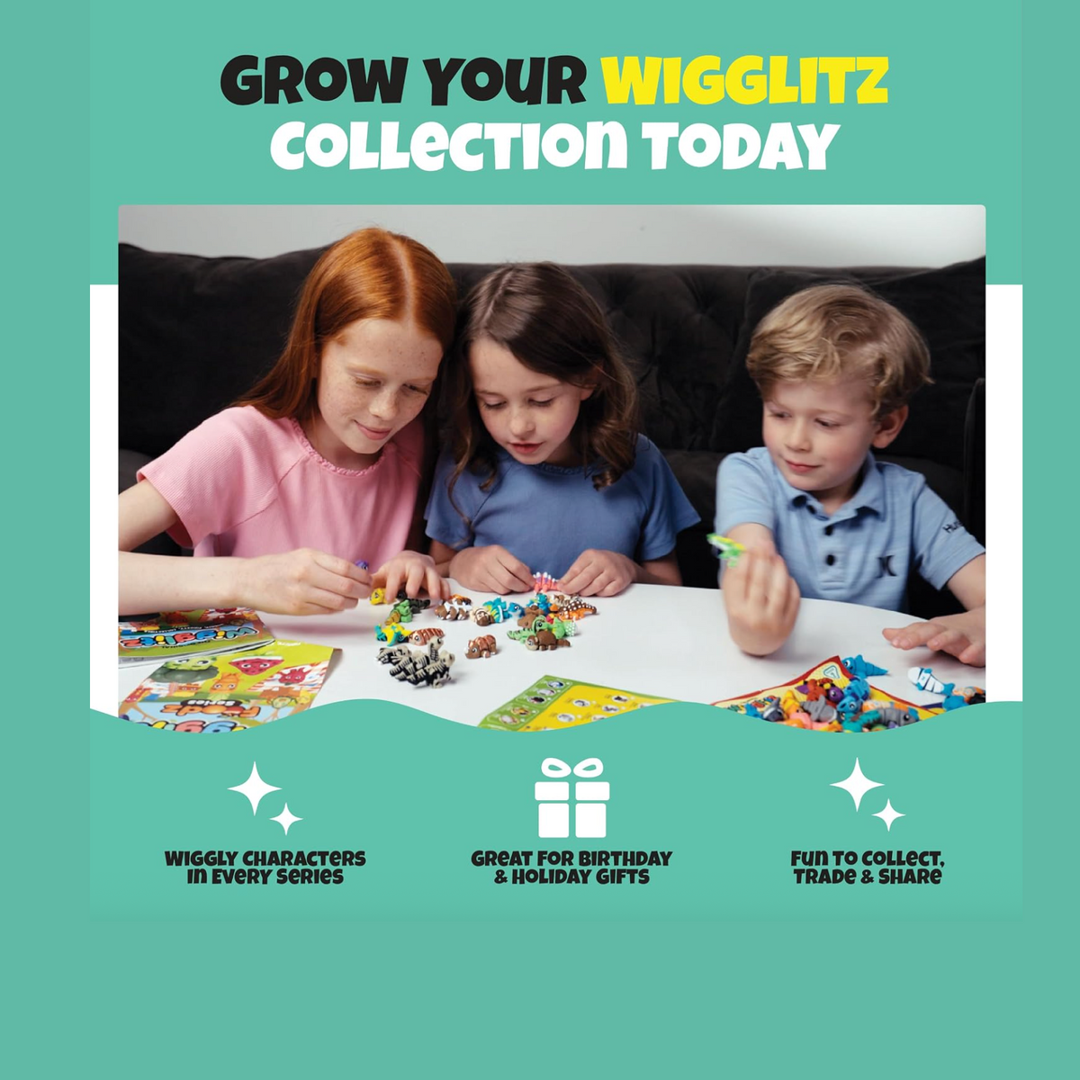 Wigglitz Puppies 25 Pack Collectible Wiggly Fidget Toys