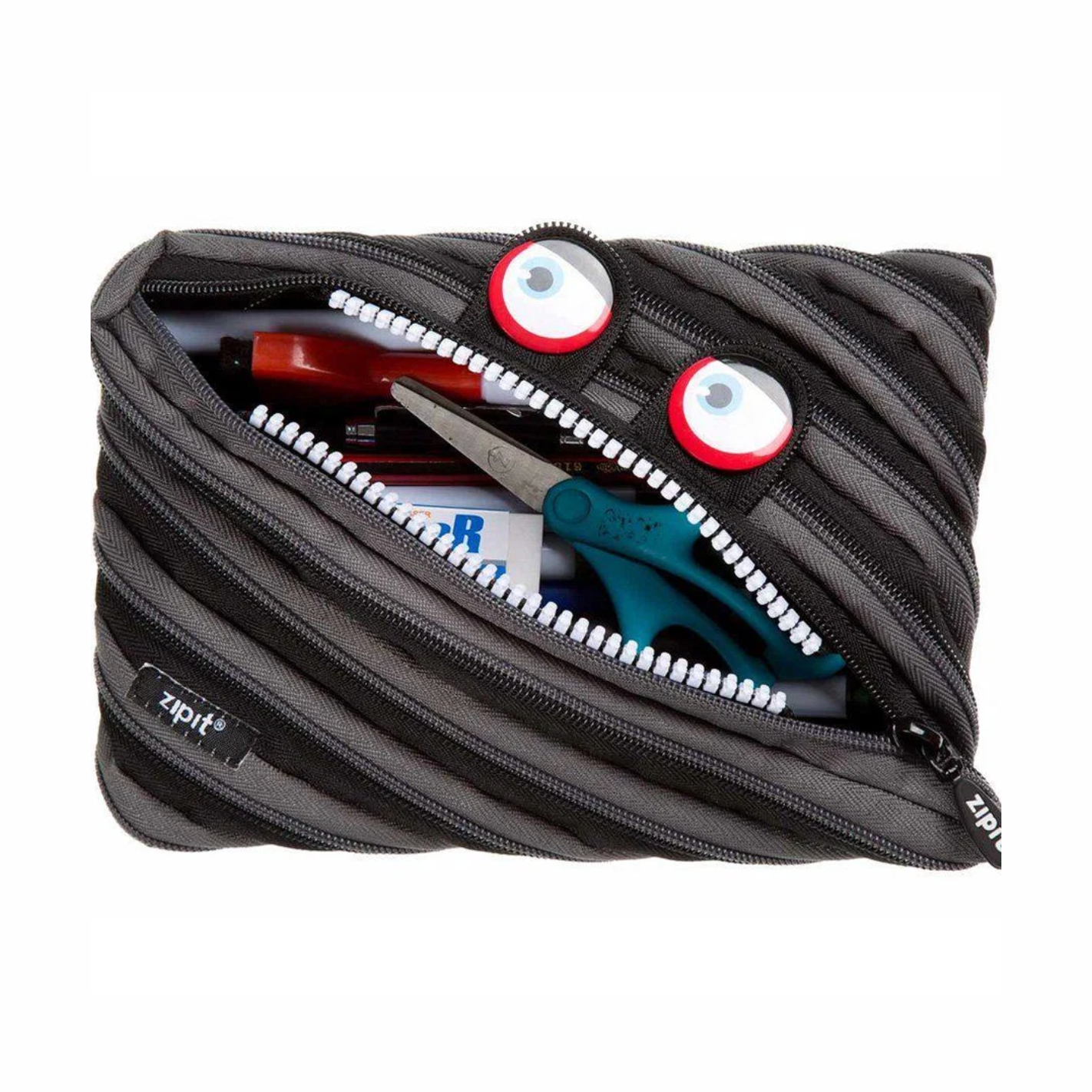 ZipIt Wildlings Jumbo Pouch - Black 