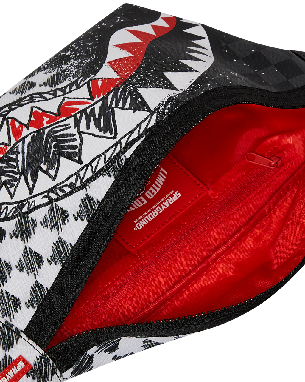 Spray Groud- CrossBody SCRIBBLE DRIBBLE CHECK SAVVY