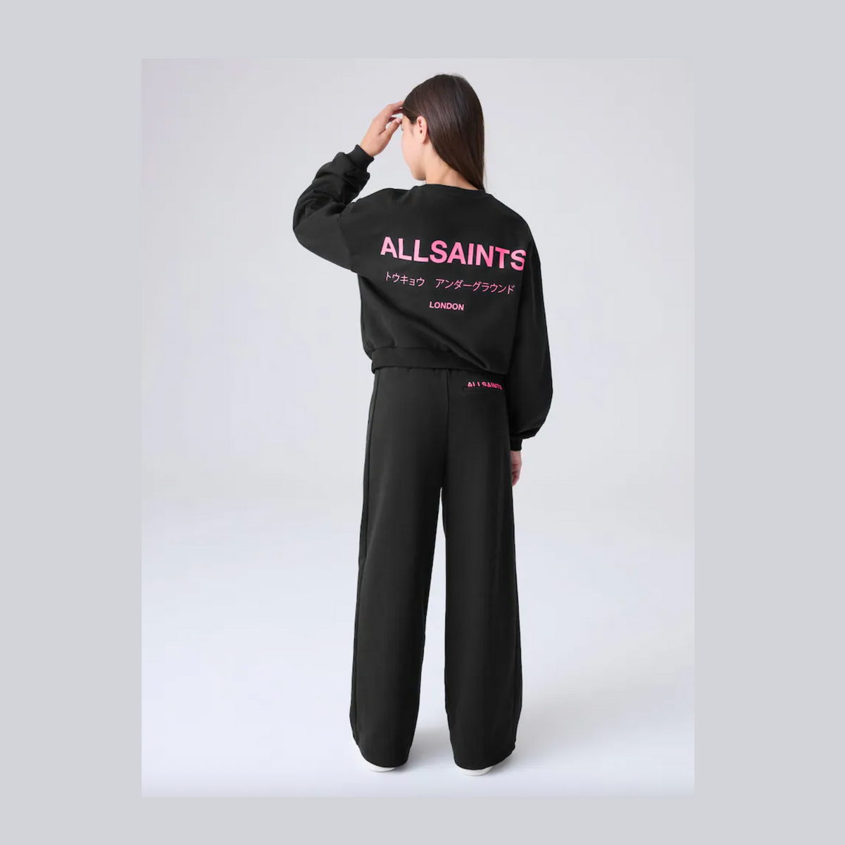smALLSAINTS Black Underground Sweatshirt and Wide Leg Joggers set