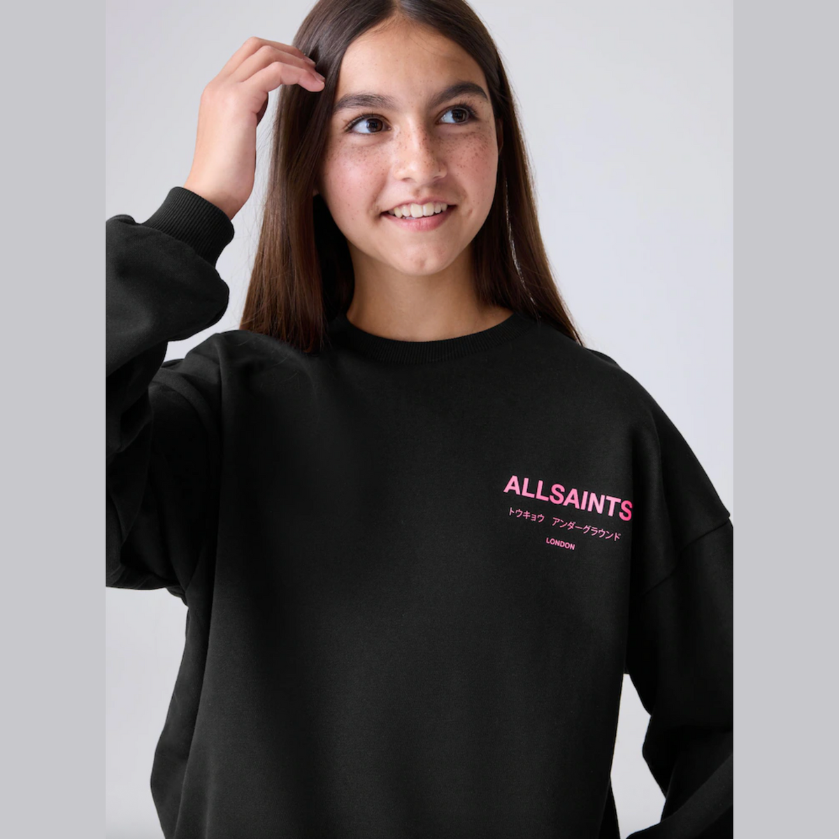 smALLSAINTS Black Underground Sweatshirt and Wide Leg Joggers set