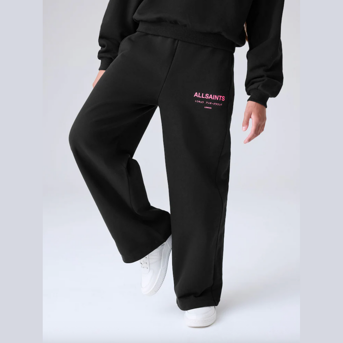 smALLSAINTS Black Underground Sweatshirt and Wide Leg Joggers set