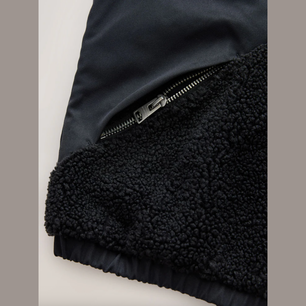 smALLSAINTS Black Underground Washed Fleece Jacket - Black